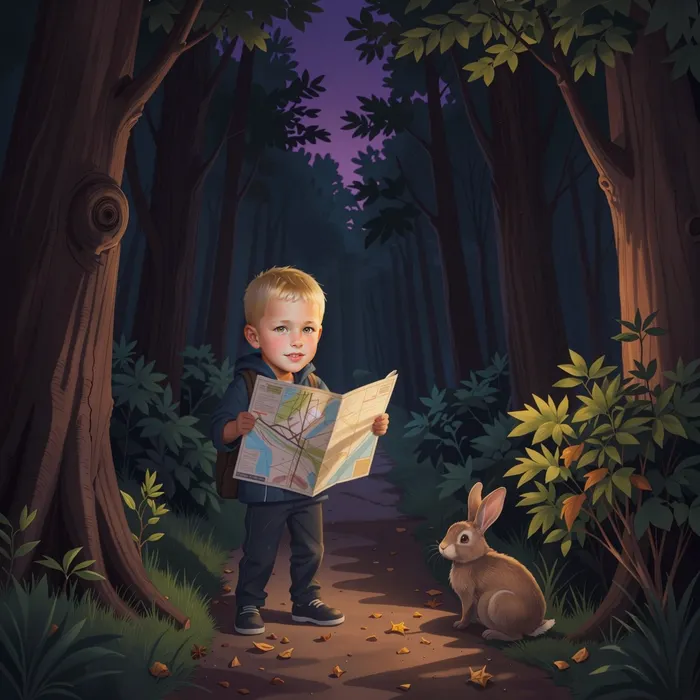Illustration from the children's book The Incredible Journey